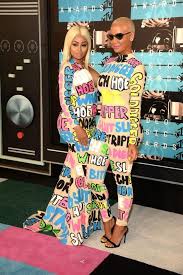 Blac Chyna Amber Rose Feminist Statement Or Insane Outfit Amber Rose Wore Her Feelings On Her Sleeves At The Vmas Amber Rose Fashion Celebrity Red Carpet