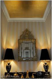 Gold Leaf Powder Room Ceiling Gold Leaf Ceiling By Carol Pascale Home Pinterest Gold Ceiling Ceiling Design Small Decor