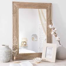 Miroir Effet Grave 56x75cm Wahala Deco Chambre Cosy Deco Chambre Objet Deco Maison