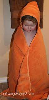 Kids are silly and they love being silly. This That Hooded Baby Towel Tutorial Hooded Baby Towel Baby Towel Baby Hooded Bath Towel