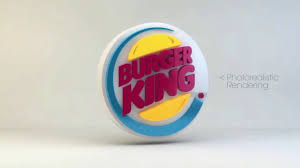 The chain is famous for its hamburgers and french fries and today is one of the. 3d Burger King Logo Youtube