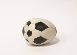 Bevel And Boss Gavin Turk Football Black And White Football