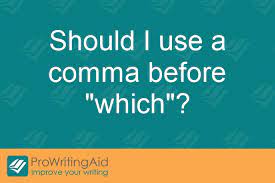 In this article, we discuss how to use the comma correctly—when to use it and when not to. Should I Use A Comma Before Which The Grammar Guide