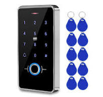 Outdoor IP68 Waterproof RFID Access Control Keypad Fingerprint Biometrics  Access Controller WG26/34 Card Reader + 10pcs 13.56MHz Keyfobs for Home /  ...