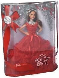 2018 Barbie Holiday 30th Anniversary Holiday Barbie Dolls Holiday Barbie Christmas Barbie