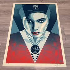 Shepard Fairey Women Art Prints for sale