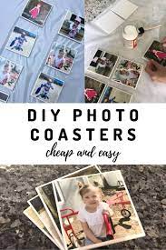 How To Make Easy Diy Photo Coasters From Tiles Photo Gifts Diy Photo Crafts Diy Photo Coasters Diy