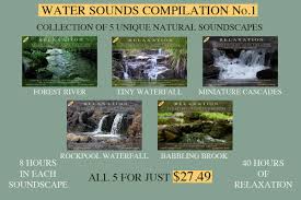 5 X 8hr Mp3 S Water Sound Compilation No 1 Water Real Nature Nature