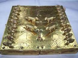 Brass Bagha Chal Ancient Game Of Tigers And Goats Nepal Ebay Medieval Games Old Games Ancient