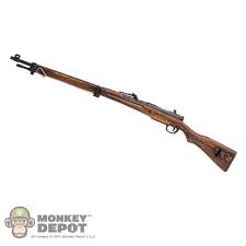 The arisaka type 38 (rifle, meiji 38th year) was the standard rifle issued to the imperial japanese the standard cartridge for the type 38 became the 6.5mm / 50mm arisaka round fired from a basic. Monkey Depot Rifle Battle Gear Arisaka Type 99 Short