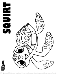 Top 20 finding nemo coloring pages for kids: Finding Nemo Colouring Page Coloring Library