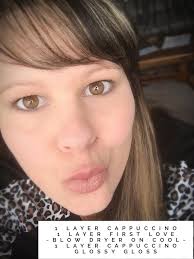 How to make a blonde wig look like it has chocolate dripping from it?