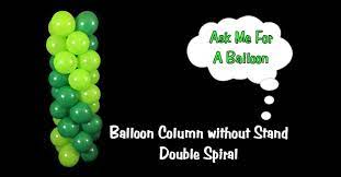 Balloon Column Tutorial Without Stand Frame Balloon Columns Balloons Balloon Tower