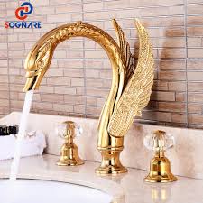 bathroom sink gold faucet luxury