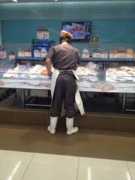 We specialise in importing top quality seafood like threadfin, wild salmon, prawns and various types of shellfish. The Only Low Cost Retail Establishment In Singapore Fair Price A Supermarket Where The Fishmonger Has A Smile And Rocks White White Wellies Wellies Shopping
