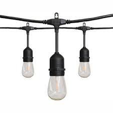 Industrial String Lights Outdoor Lighting The Home Depot