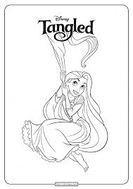 Printable Tangled Rapunzel Pdf Coloring Pages Tangled Coloring Pages Coloring Pages Rapunzel Coloring Pages