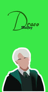 Download Cute Harry Potter Draco Neon Green Wallpaper 