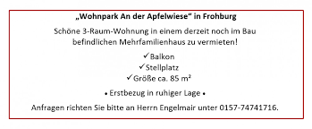 Deine neue wohnung zur miete und zum kauf findest du hier. Erstbezug 3 Raum Wohnung In Frohburg Zu Vermieten