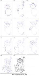 Start your review of how to draw alice in wonderland: Cheshire Cat Is A Mysterious Pink And Purple Striped Cat With A Devious And Mischievous Persona Alice In Wonderland Drawings Yoshi Drawing Cat Drawing Tutorial