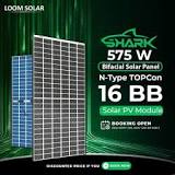 575 W Loom Solar Bifacial Solar Panel at ₹ 11500/piece ...