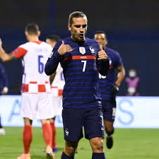 Lionel messi and antoine griezmann of fc barcelona celebrating their team's third goal during the uefa champions league group f match between fc. Barca Universal On Twitter Antoine Griezmann Celebrating His Brilliant Goal For France