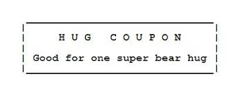 One Hug Ascii Coupon Ascii Art Ascii Hug Pictures