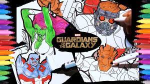 More 100 coloring pages from cartoon coloring pages category. Marvel Guardians Of The Galaxy Coloring Pages Guardians Drax Gamora Groot Rocket Raccoon Star Lord Youtube