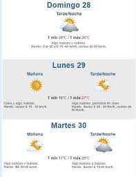 Pronóstico del tiempo es una aplicación que permite obtener el clima y varias características del mismo haciendo uso del gps del telefono (o usando coordenadas manuales) para obetener la. Pronostico Del Tiempo Inumet Cheap Online