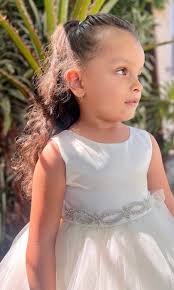 Ivory 4 Layer Tulle Flower Girl Summer Wedding Elegant Holiday Winter  Pageant Trendy Chic Birthday Toddler Junior Girl Ball Gown Dress