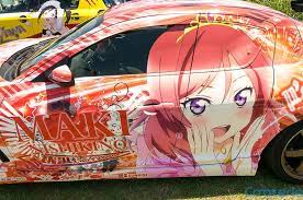 love live maki nishikino itasha micchi cooterie tokyo drift cars japan cars anime decals