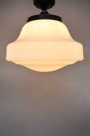 Hammered brass and black flush mount ceiling light fixture. Yarra Schoolhouse Ceiling Light Fat Shack Vintage
