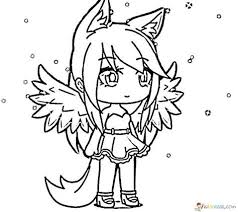 Your dream of creating your anime character will come true and you just need to download gacha life. Gacha Life Coloring Pages Lineart Desenhos De Meninas Do Anime Sereias Para Colorir Gatinho Desenho