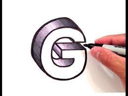 How To Draw The Letter F In 3d Youtube Letter G Drawing Letters Lettering