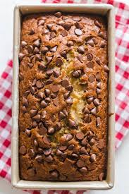 This classic banana bread from instead of adding two eggs (traditional in most banana breads), we use one whole egg. Chocolate Chip Banana Bread Natashaskitchen Com