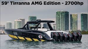 Icover boat center console cover heavy duty 600d waterproof fits carolina skiff, boston whaler, mako, excel bay pro,wellcraft and other brands with shopbop designer fashion brands. Cigarette Amg Tirranna 59 Racing Boat 2700hp Video Youtube