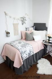 Blush Grey Cowhide Dorm Bedding Set Dorm Bedding Sets Dorm Bedding Pink Dorm Rooms