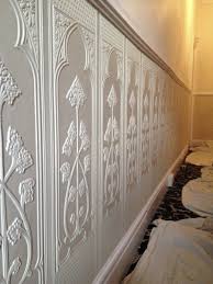 Lincrusta Dado Panels Installation Project In Cheshire Victorian Wallpaper Hall Wallpaper Paintable Wallpaper