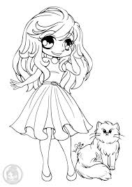 Dessin a imprimer du net vous propose plus de 10 000 coloriages à imprimer gratuitement pour le plaisir de vos enfants. Coloriage Kawaii Fille Color
