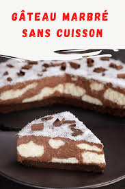 Gateau Marbre Sans Cuisson Ma Patisserie Recette Gateau Marbre Gateau Sans Cuisson Recette Dessert Pomme