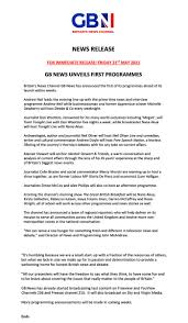 Jun 09, 2021 · gb news presenters have been pictured in the studio ahead of the new channel launching this weekend. Gb News On Twitter Gb News Unveils First Programmes