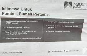 Maybe you would like to learn more about one of these? Skim Rumah Pertama Pinjaman Perumahan Sehingga 105 Peratus Mbsb Bank