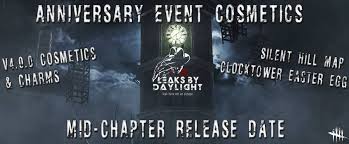 We did not find results for: Dead By Daylight New Anniversary Event Skins Charms And Cosmetics Release Dates Silent Hill Map Easter Egg Mid Chapter Release Date Leaksbydaylight