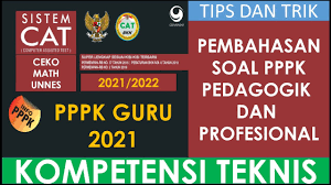 Soal Dan Pembahasan P3k Pppk 2021 Kompetensi Teknis Untuk Guru Honorer Pedagogik Profesional Youtube