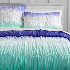 Enjoy free shipping on most stuff, even big stuff. Surf Dip Dye Ruched Girls Duvet Cover Pottery Barn Teen