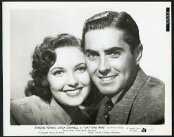 LINDA DARNELL + TYRONE POWER "DAY-TIME WIFE" Original Vintage 1939 Photo