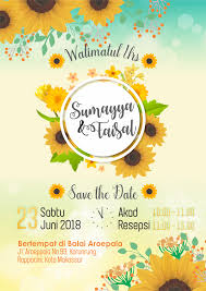 Aku ingin menjadi sebuah bunga matahari sehingga ketika sedang kesusahan, aku masih tetap bisa berdiri dan menemukan cahaya matahari. Undangan Pernikahan Online 2 Movie Posters Poster Online