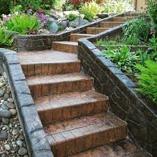 1 bath on each fl. Husum Stamped Concrete Entrance Steps And Walls Rustic Staircase Portland By Stamp The Earth Llc Houzz
