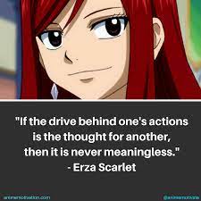 Erza Scarlet Quotes Fairytail Fairy Tail Quotes Fairy Tail Characters Anime Quotes
