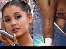 Ariana grande's tattoo says bbq grill in japanese instead of 7 rings. Pin On Ariana Grande Et Yoni Hill Mario Zamora 353